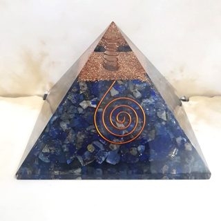 PIRÂMIDE ORGONITE LAZULI 9×9